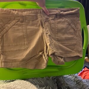 UNIONBAY Women's Cargo Shorts in Tan